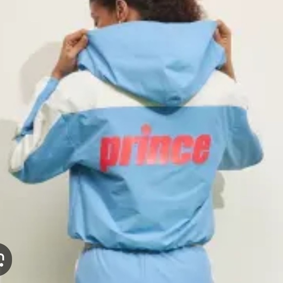 NWOT Prince Pickleball X TARGET Woven Zip-Front Hooded Jacket Medium - Picture 2 of 7